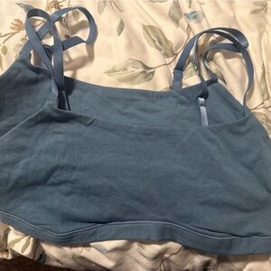 Quince NWOT Ocean Blue Bralette (2 pack)